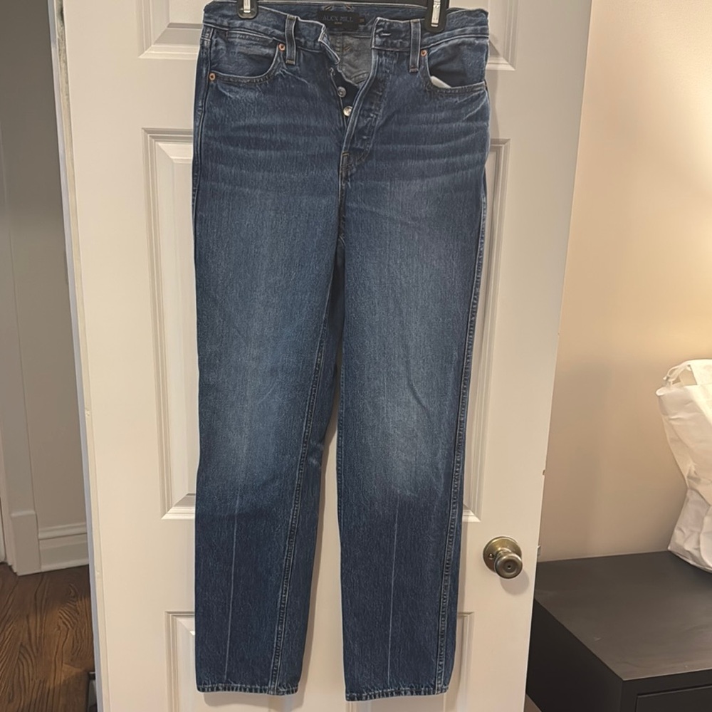 Alex Mill Blue Straight Leg Jeans
